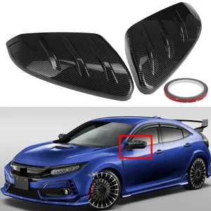 ฝาครอบกระจกมองข้างรถยนต์ ABS คู่ สำหรับ Honda Civic 4 ประตู ซีดาน ปี 2016-2020 - Product Image 1