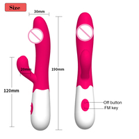 Gelance G-Punkt Hasenvibrator Klitorisstimulator Massagegerät Doppelmotor-Dildo Sexspielzeug für Frauen 100% Wasserdicht Eingebaut