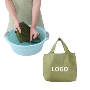 Bolsa de Compras Reutilizable Personalizada, Regalos Promocionales, Bolsa de Mano Plegable de Plástico Reciclado para Mujer con Logotipo - Product Image 1