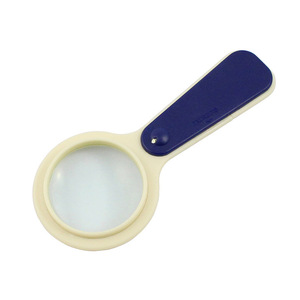 Lupa de Mano de Plástico con Luz LED de Alta Definición, Lente Óptica de Lectura, Aumento de 5x, 50 mm, Color Atardecer - Product Image 3