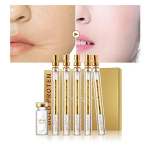 Nouveau produit 2023 populaire Anti-âge Peptide de collagène ligne de protéines d'or sculpture levage fil de protéines d'or