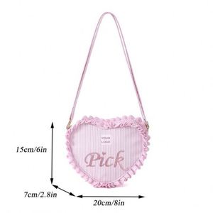 Nuevo Diseño de Bolso de Hombro, Pequeño, Fresco y Sencillo, Bolso Bandolera, Bolso Bonito con Forma de Corazón, Bolso de Hombro Individual - Product Image 3