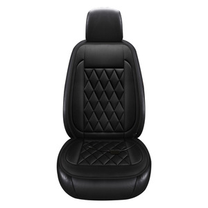 Coussin chauffant pour siège de voiture, 12V, chauffage électrique, tissu pelucheux avant, respectueux de la peau, pour berlines et camions - Product Image 2