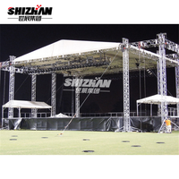 Estructura de armazón de aluminio de escenario de iluminación negra de alta calidad a la venta