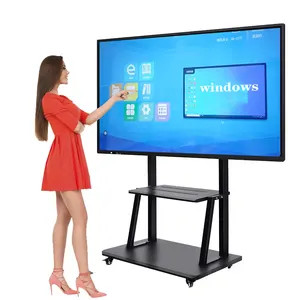Kingone 55/65/75/86 Inch 4K Resolution LCD Touch Screen Monitor All In 1 Whiteboard Interactive Smart Board