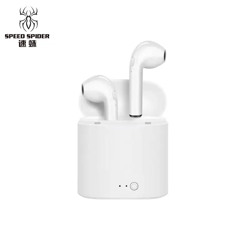 זול i7s ספורט אוזניות באוזן עבור אנדרואיד עמיד למים מיני אמיתי אוזניות עם טעינת תיבת אלחוטי tws אלחוטי אוזניות
