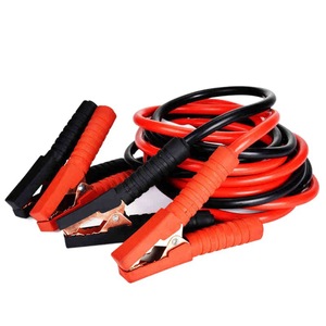 Câbles de batterie entièrement isolés, 500-1000V, pinces en cuivre rouge pour utilisation d'urgence en véhicule - Product Image 1