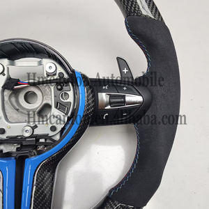 Volant de direction en fibre de carbone Alcantara pour BMW F10 F30 F90 F01 F02 F12 F13 Série 3 4 5 - Product Image 5