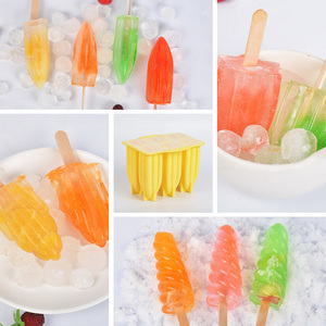 Đầu Riser Popsicles Khuôn Silicone Popsicle Nhà Sản Xuất Khuôn Mẫu Cấp Thực Phẩm Phễu Tự Chế Ice Pop Khuôn Cho Ice Cream 6 Sâu Răng - Product Image 3