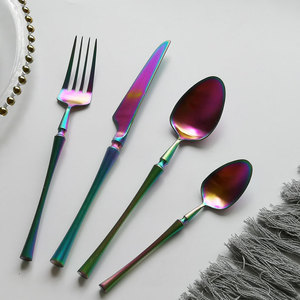 Ensembles de <span class=keywords><strong>couverts</strong></span> de luxe en acier inoxydable de haute qualité vaisselle à taille fine logo <span class=keywords><strong>personnalisé</strong></span> - Product Image 6