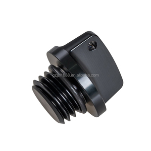 NiceCNC 알루미늄 합금 CNC 가공 아노다이징 오일 탱크 캡 개조된 오토바이 엔진 오일 캡 - Product Image 4