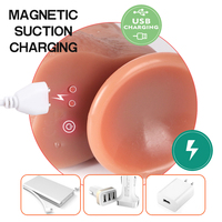 Gode électrique télécommandé, Masturbation, chauffage, pénis masculin télescopique pour femme, jouets sexuels