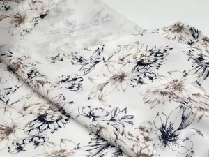 Hochwertiger französischer Seiden-Chiffon-Stoff aus 100% Polyester für Kleidungs stücke