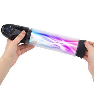 مضخة كهربائية للقضيب USB قابلة لإعادة الشحن هزاز مضخة فراغية لمكبر القضيب للذكور ألعاب جنسية للتدريب على الانتصاب - Product Image 1