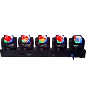 Recommandation Promotionnelle : Projecteur LED mobile 5x60W 4-en-1, 320W RGBW à cinq têtes DMX RDM pour soirées et boîtes de nuit - Product Image 5