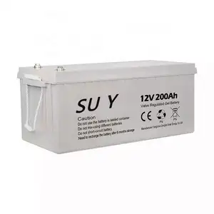 Deep Cycle Solar Gel Battery 12V 100Ah 150Ah 200Ah 250Ah 150 Amp 12 Volt Rechargeable Lead Acid Battery Wholesale Price