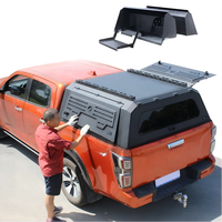 Wopin WAA-224 4x4, auvent de camion en acier imperméable, ouverture arrière, capacité 300L-400L, D-Max Chevy Sierra 2007-2021 GMC