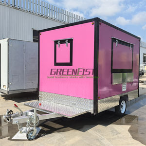 Pas dayanıklı özellikleri ile 3m pembe çok fonksiyonlu mobil gıda römorkü sokak gıda aracı - Product Image 3
