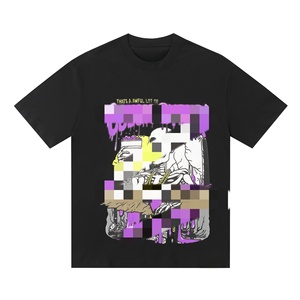 Spedizione Gratuita, Vendita all'Ingrosso di Magliette Oversize con Stampa Sciroppo per la Tosse per Uomo e Donna, Stile High Street - Product Image 5