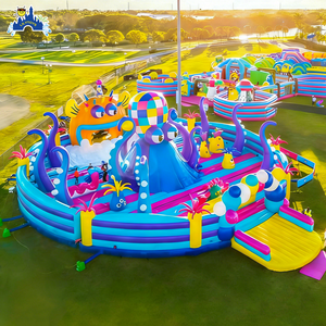 LilyToys <span class=keywords><strong>Castillo</strong></span> Inflable, Parque de Diversiones Inflable de PVC para Adultos, Pista de Obstáculos para Saltar - Product Image 2