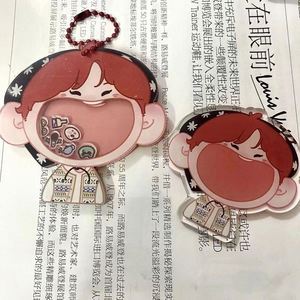 Customizable <b>Plastic</b> Keychain Rocker Big Mouth Pendant DIY Toy and Schoolbag Decoration for <b>Animation</b> Peripherals - Product Image 6