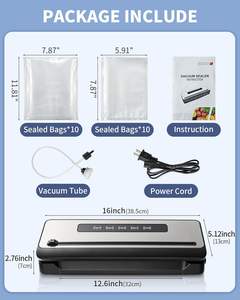Wholesale High Quality Custom Kitchen Vacuum <b>Sealer</b> <b>Machine</b> Professional Home Easy Use <b>Food</b> With Cutter - Product Image 3