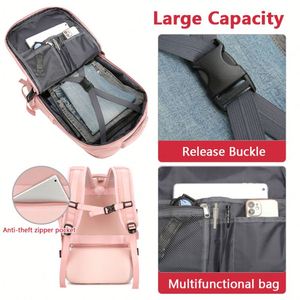 <b>Women</b> College <b>Travel</b> Custom Sports Stylish Black Polyester Waterproof Bagpack Back Pack Student School Laptop Bag <b>Backpacks</b> - Product Image 2
