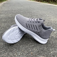 Chaussures décontractées en maille pour hommes, à lacets, pour le sport et la course, baskets souples pour la marche, rehaussantes, collection printemps – Grande Vente