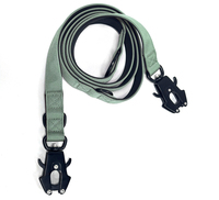 Ensemble de collier et sac de transport tactique pour chien, personnalisable avec poignée couleur sur mesure, en velours uni, fermeture à boucle, dégagement rapide, confortable