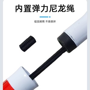 Canne pliable en alliage d'aluminium blanche Long Heng LH-BL02, légère et rétractable, aide à la marche pour personnes malvoyantes et aveugles, élastique - Product Image 4