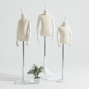 Mannequin <span class=keywords><strong>de</strong></span> <span class=keywords><strong>buste</strong></span> pour enfants, 1 pièce, accessoires pour vitrine, présentoir <span class=keywords><strong>de</strong></span> vêtements pour enfants hommes et femmes, magasin <span class=keywords><strong>de</strong></span> vêtements avec <span class=keywords><strong>tête</strong></span> - Product Image 3