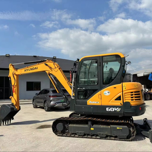 Bien entretenu utilisé Hyundai 60VS Zero Tail Swing Crawler Excavator Moteur diesel Pompe Yanmar Hydraulique Espaces restreints Immédiat - Product Image 1