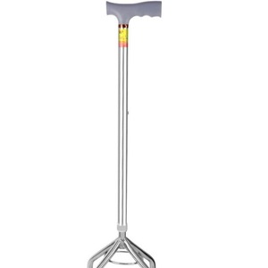 Aluminum Alloy Telescopic Four Legged Walking <b>Stick</b> Height Adjustable Anti Slip Lightweight Cane For Elderly - Product Image 2