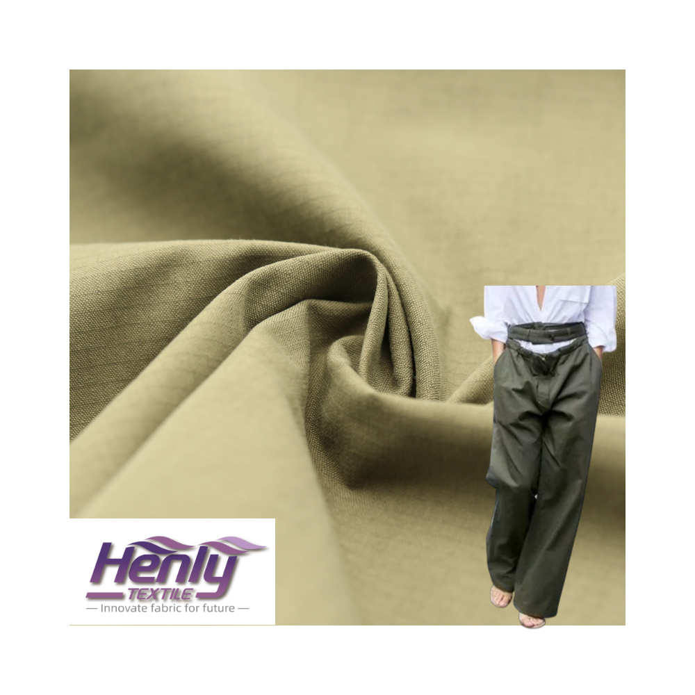 MTO HT230697 30%NYLON 70%COTTON 130GSM WOVEN PREMIUM FABRIC for CASUAL CLOTHES