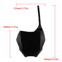 Plaque d'immatriculation avant de moto tout-terrain de remplacement complète pour Yamaha YZ125 YZ250 YZF WR250 450F