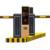 Barrière automatique à énergie solaire, étanche IP65, pour contrôle d'accès extérieur à distance et à longue portée pour véhicules de stationnement