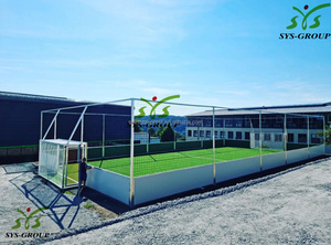 Clôture en treillis métallique pour terrain <span class=keywords><strong>de</strong></span> sport personnalisable pour terrain <span class=keywords><strong>de</strong></span> football/tennis/pickleball/basketball - Product Image 4