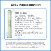 4040 8080 membrane RO eau potable industrielle EDI filtre à Membrane d'osmose inverse membrane de nanofiltration Anti pollution