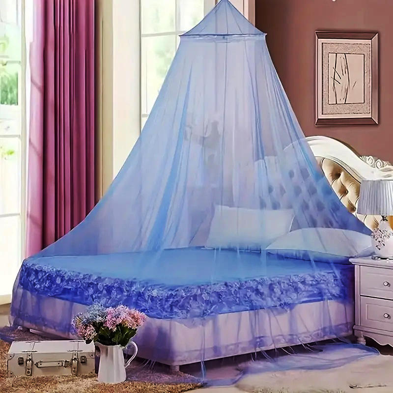 Dark Blue Mosquito Net