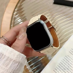 Nouveau bracelet de montre élégant en cuir ondulé de 38 mm, 41 mm, 42 mm, 45 mm, 49 mm, adapté aux <span class=keywords><strong>Apple</strong></span> <span class=keywords><strong>Watch</strong></span> 8, 7, SE, <span class=keywords><strong>6</strong></span>, 5, 4, 3, 2, 1 - Product Image 3