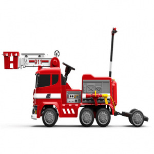 <span class=keywords><strong>Camion</strong></span> de pompiers électrique en plastique pour enfants - Jouet d'ingénierie télécommandé rechargeable pour garçons et filles, parfait pour les moments parent-enfant - Product Image 5