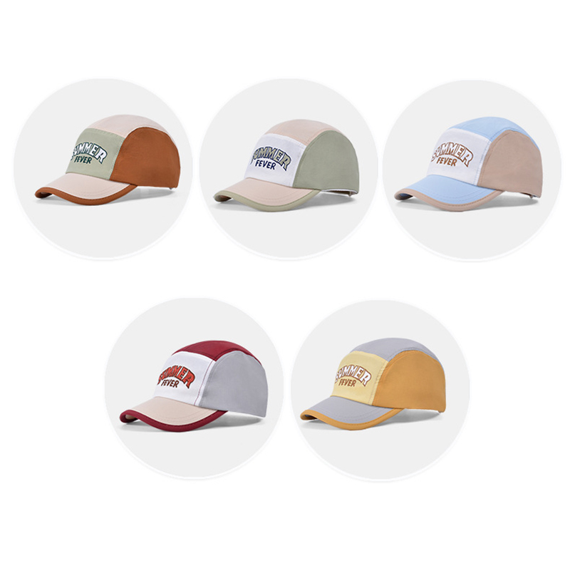 Landfond Children's Hat Color Blocked Breathable Quick Drying Duck Tongue Baseball Hat for Boys and Girls