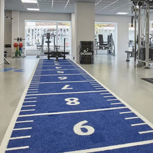 Logo personnalisé Couleur Durable Turf Stripes Indoor Sport <span class=keywords><strong>Sprint</strong></span> Vitesse Agilité Gazon Artificiel pour Gym Zone d'Entraînement Fonctionnel - Product Image 4