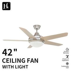 Ventilateur de plafond moderne silencieux avec lumière, moteur CC en cuivre pur de 52 pouces, Bluetooth, télécommande - Product Image 2