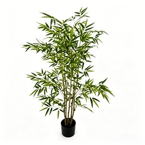 Planta artificial de bambú en maceta, bonsái artificial de bambú - Product Image 1