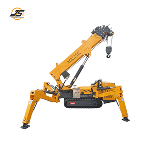 באיכות גבוהה 2 טון 5 טון 8 טון עגור טון עכביש 3 טון טלסקופי בום מיני זורק נייד מנוף זחילה - Product Image 3