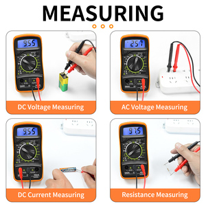 Multímetro digital inteligente Counts 2000 para medir diodos de resistencia de corriente de voltaje CA CC Continuidad con retroiluminación LCD - Product Image 4