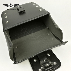 Pour Kawasaki Z900rs W800 <span class=keywords><strong>Suzuki</strong></span> <span class=keywords><strong>SV650X</strong></span> universel moto PU sacoche arrière sac de selle boîte paquet paquet sacoche - Product Image 2