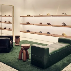 Sanhai 럭셔리 가방 신발 매장 인테리어 디자인 서비스 마스터 플랜 상업 소매점 3D 렌더링 건설 도면
