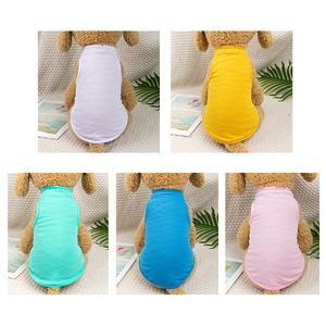 Evcil Hayvan Giyim İlkbahar Yaz Ince Nefes Alabilen Polyester Köpek Yeleği Küçük Köpek Fransız Bulldog Düz Renk Avrupa-Amerikan Tarzı - Product Image 3